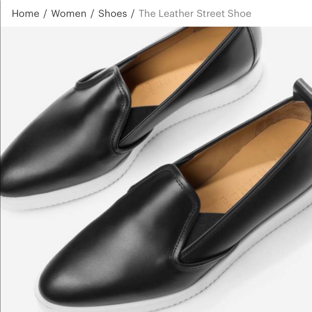 Everlane Leather Street Shoe 🖤